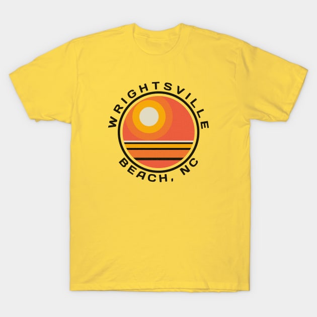 Wrightsville Beach, North Carolina Summertime Sunrise T-Shirt by Contentarama